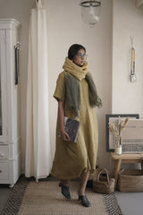 Linen Stole Ombre - Pale Moss Linen Stole Ombre - Pale Moss
