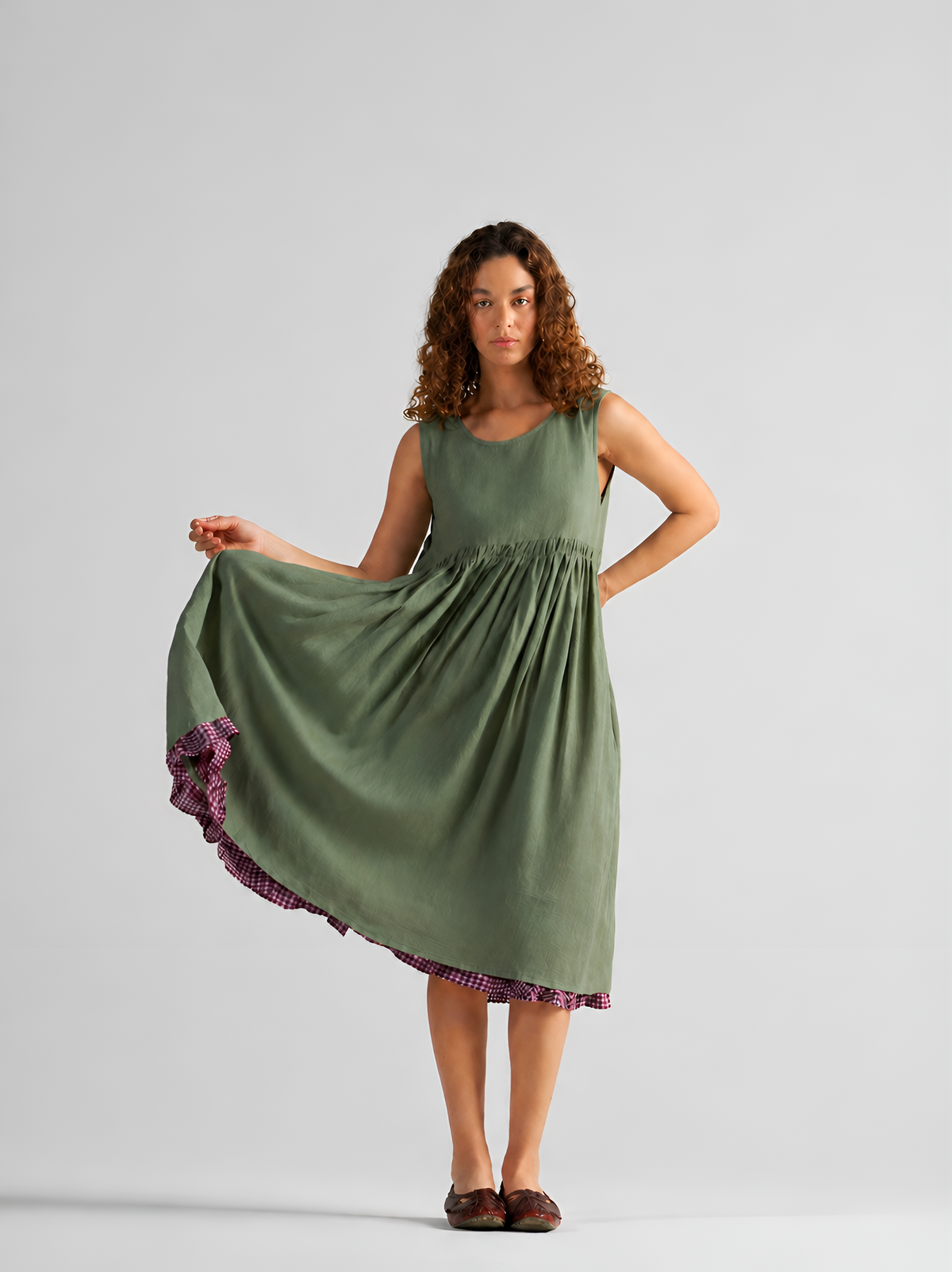 Simply Her Dress Sage Green