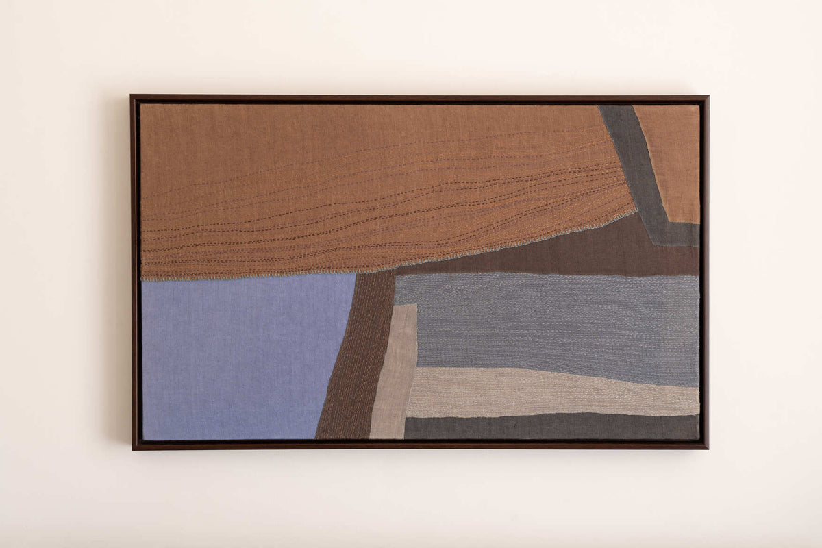 In the folds of land wall art