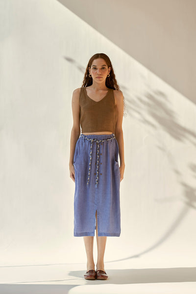 backless top cocoa