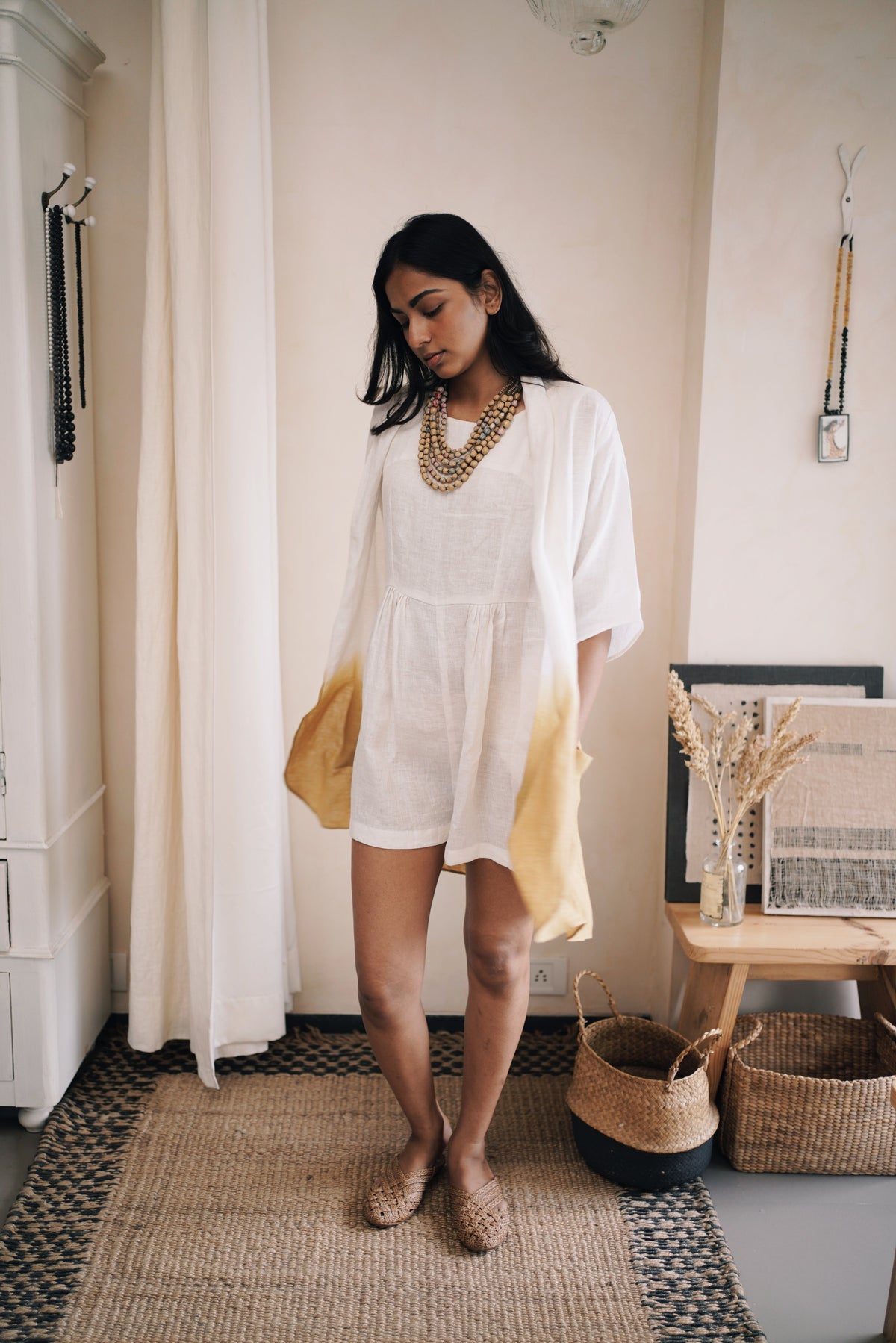 joy Suit Ombre Ivory + pale moss