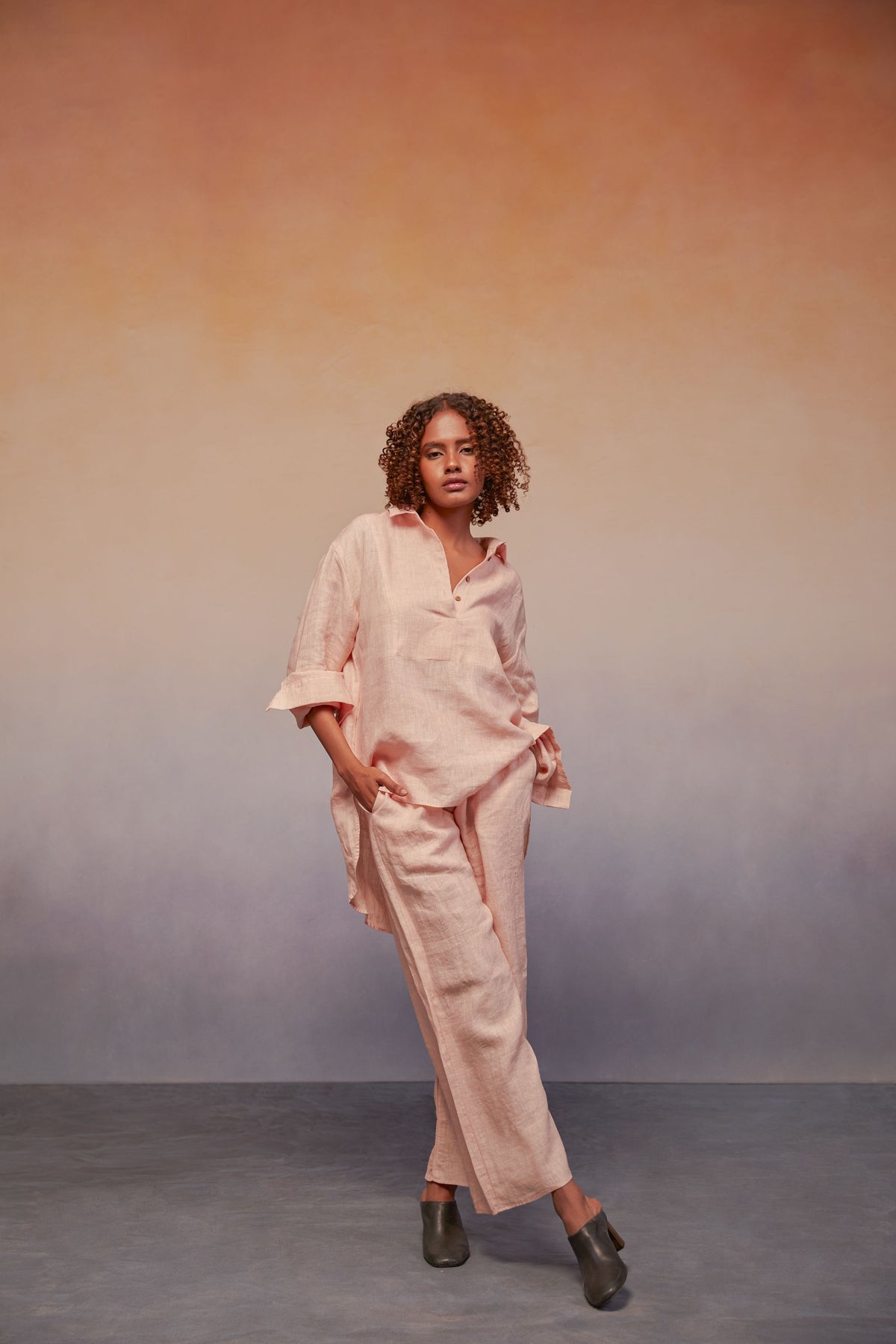 oversized set paeony pink