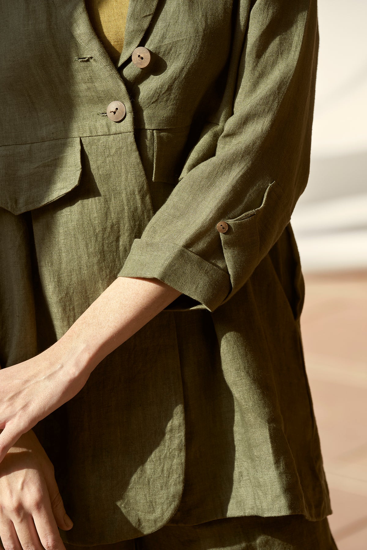 my fav blazer olive green