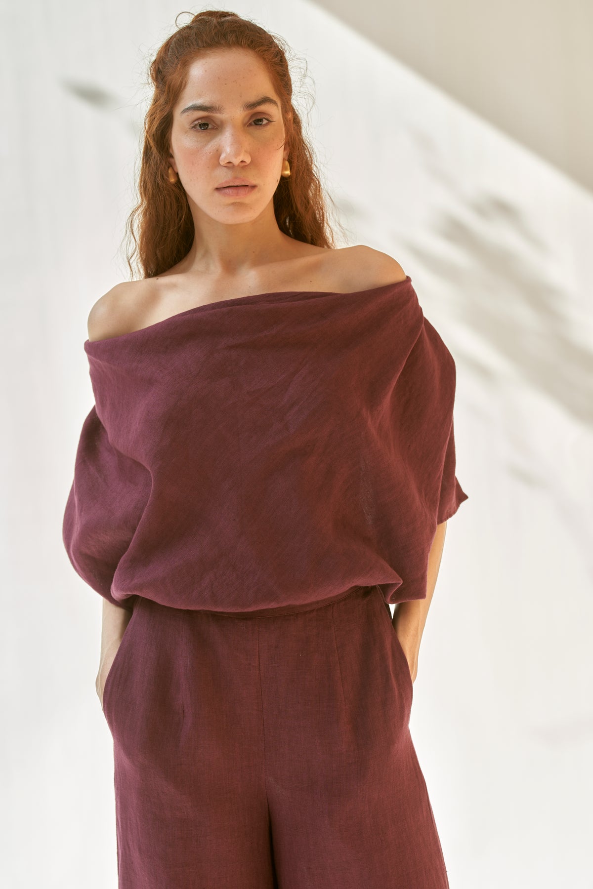 cowl set wine