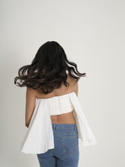 Linen Teasing Top