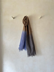 Linen Stole Ombre - Cocoa