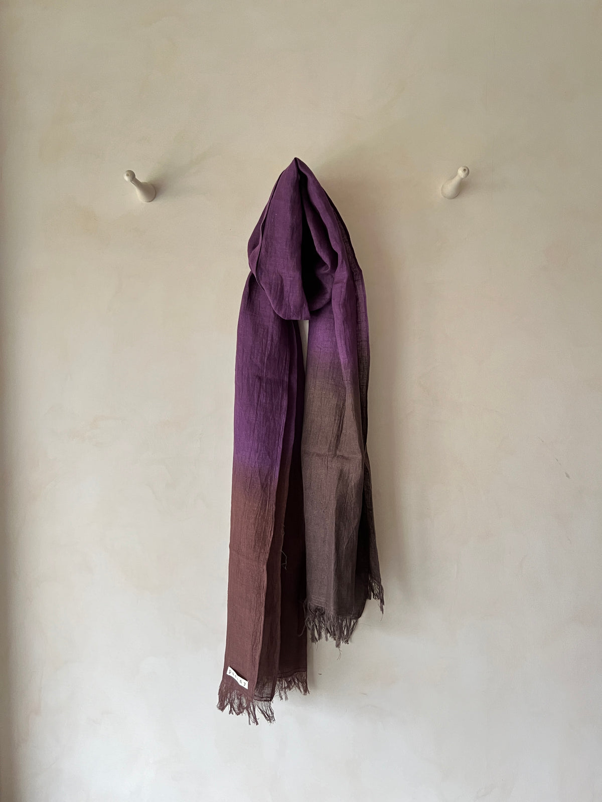 Linen Stole Ombre - My Purple