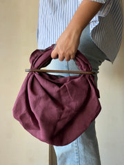 Linen Beach Handbags